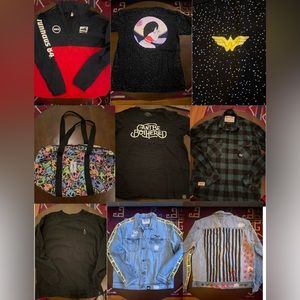 HUGE Bundle of Funhaus, AH, Geoff Ramsey, and DC Comics Merch